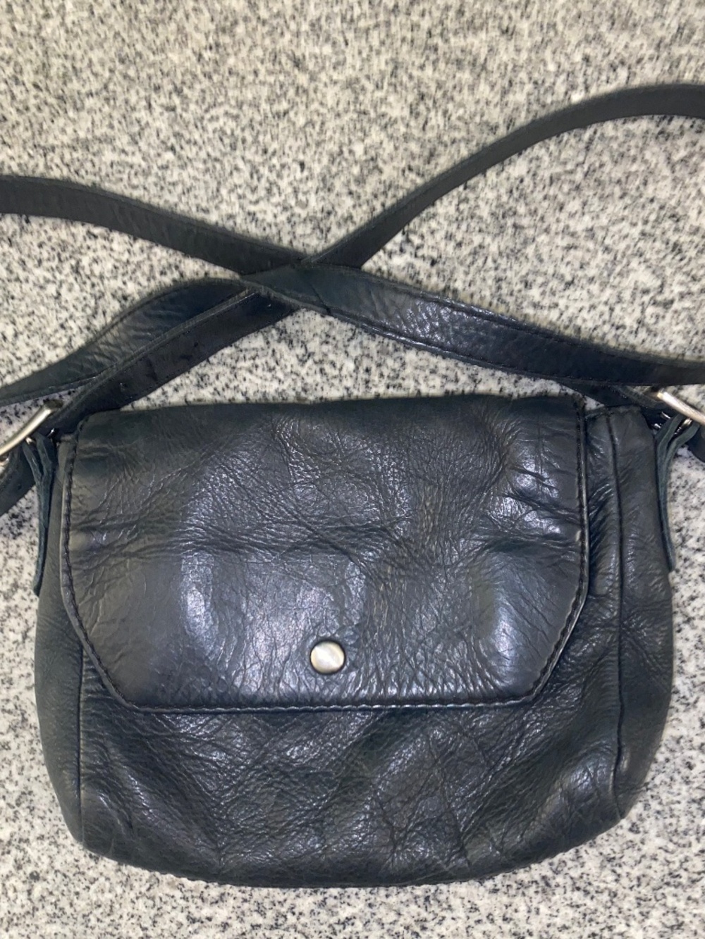 J Crew Washed Leather Purse